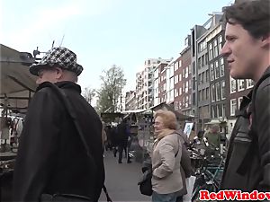 Longhaired dutch escort gets romped